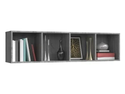 Estante/Móvel de TV 143x30x36 cm madeira proc. sonoma cinza PT324055
