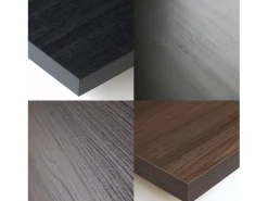 Estantes de prateleiras , 174x67x31, Design industrial, Preto e Carvalho escuro
