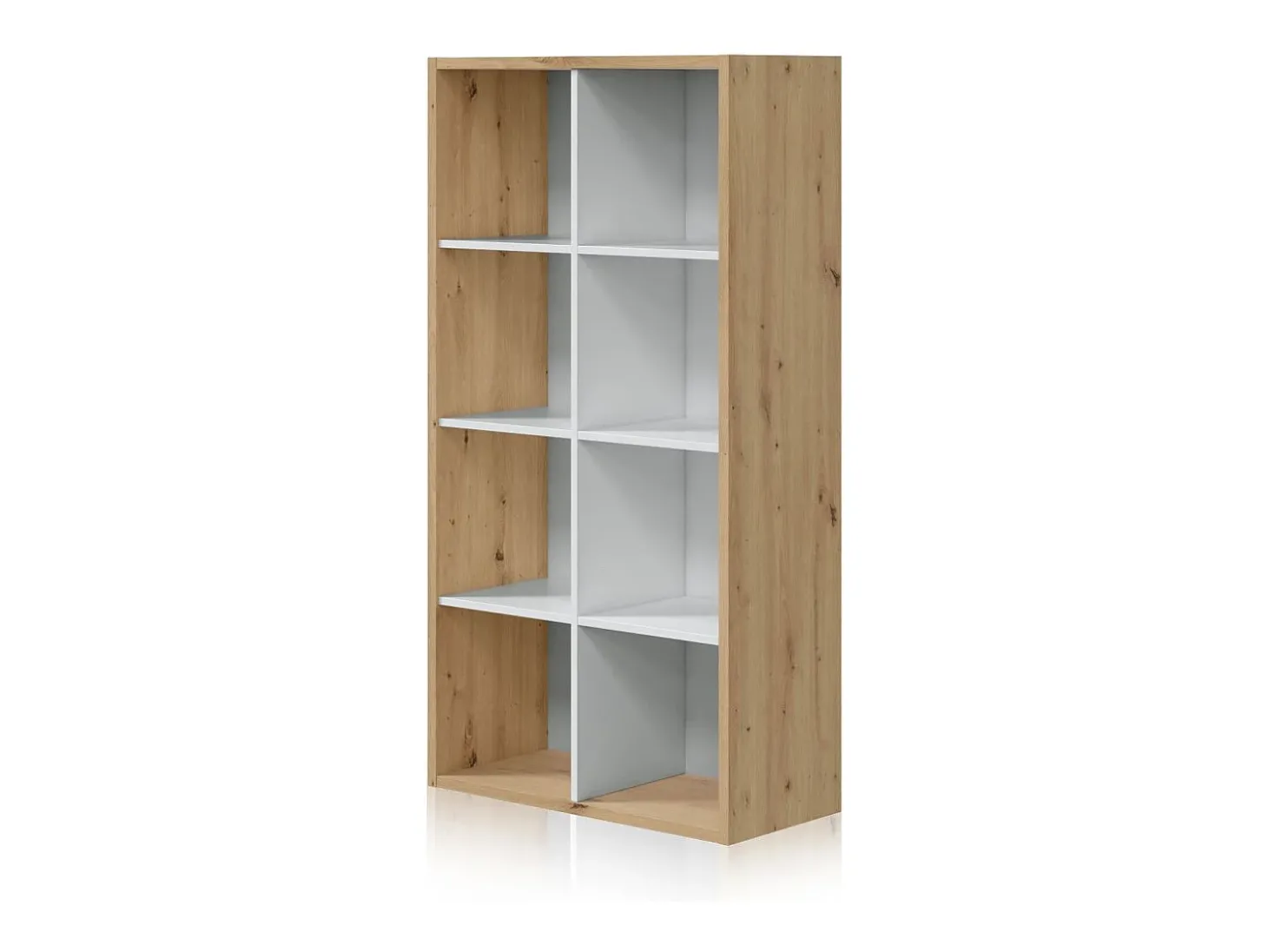 Estantes Dess Blanco Artik (Blanco Mate) - Roble Nodi