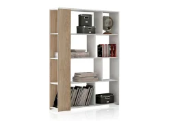 Estantes Landa Blanco - Roble