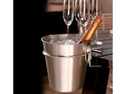 Excelente Houseware Refrigerador de Champanhe 3 peças com Suporte de Aço Inoxidável