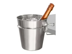 Excelente Houseware Refrigerador de Champanhe 3 peças com Suporte de Aço Inoxidável