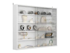 Expositor de parede branco 80x10x60 showla