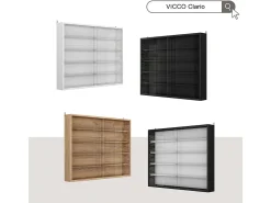 Expositor de parede branco 80x10x60 showla
