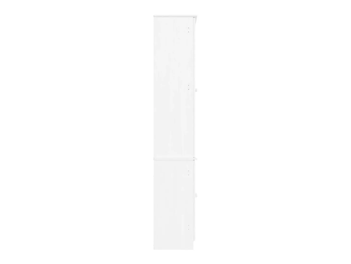 Expositor portas vidro ALTA 77x35x186,5 cm pinho maciço branco PT432168