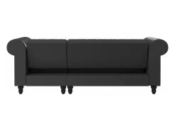 Felix | Sofá-cama Chaise Longue em PU cinzento