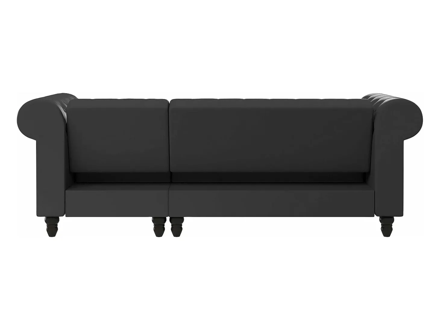 Felix | Sofá-cama Chaise Longue em PU cinzento