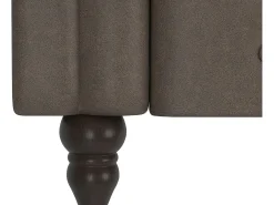 Felix | Sofá-cama de 3 lugares em microfibra castanho-escuro
