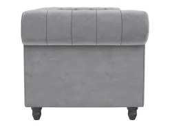 Felix | Sofá-cama de 3 lugares em veludo cinzento claro