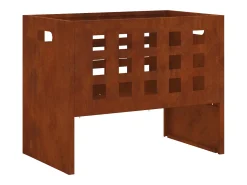 Fire Pit Castanho 50 x 30 x 40 cm Aço
