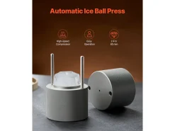Forma de Gelo SucceBuy Prensa de Gelo Ice Diamond, Máquina de Bolas de Gelo de 6.5cm, Kit de Prensa de Gelo para Uísque, Perfeito para Uso Doméstico