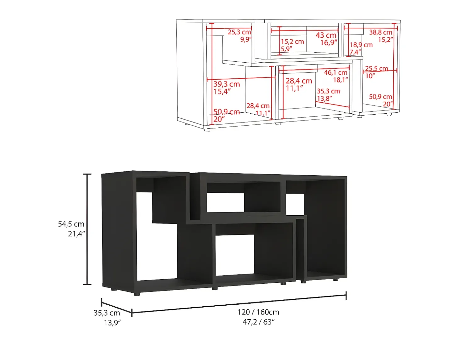 Gabinete de televisão extensível de Pequim Gabinete de Pequim, com Gabinete