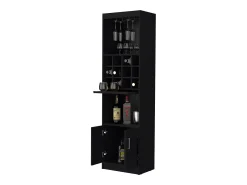 Gabinete para bar Kevil, wengué