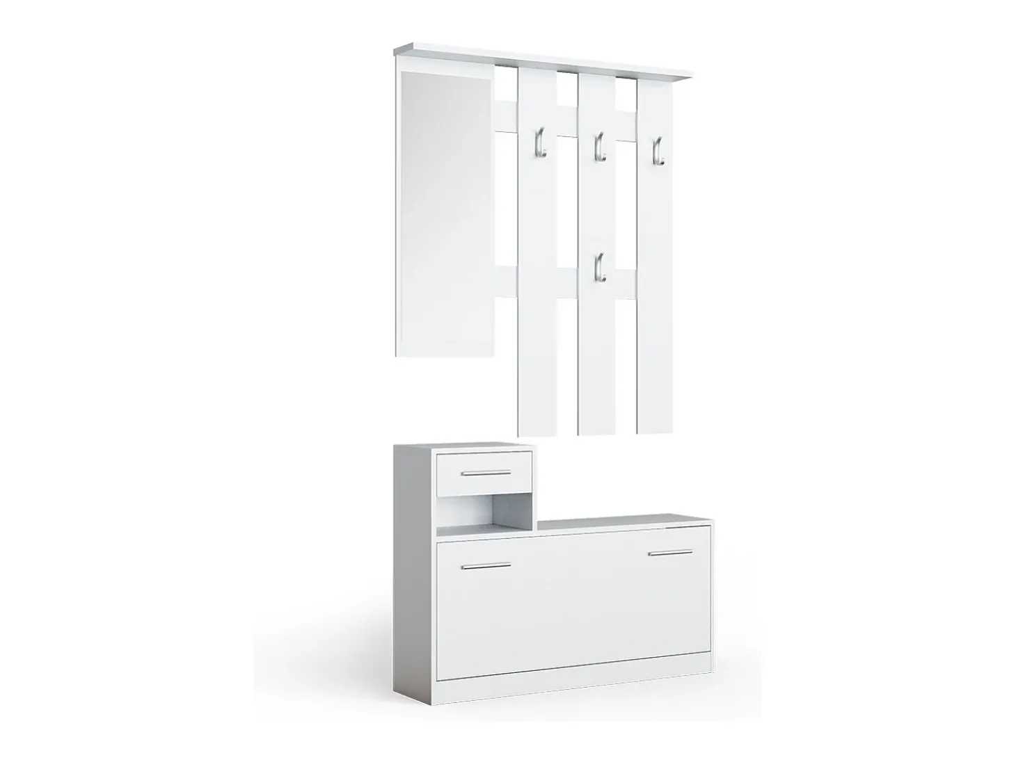 Garderobe branco 100x27.8x111.6 billy