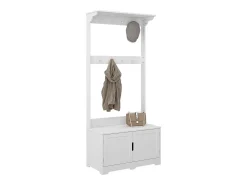 Garderobe branco 80x40x180 lysa