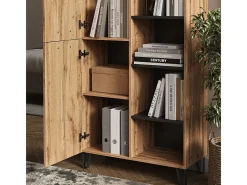 Garderobe carvalho wotan 80x38x172 amber
