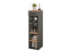Garrafeira carvalho goldkraft/antracite 30x34.5x106 repose