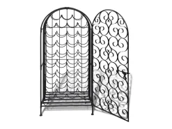 Garrafeira de metal, suporte para 35 garrafas de vinho PT725371