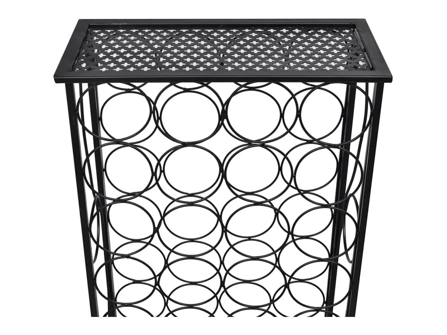 Garrafeira de metal, suporte para 28 garrafas de vinho PT849591