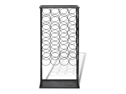 Garrafeira de metal, suporte para 28 garrafas de vinho PT849591