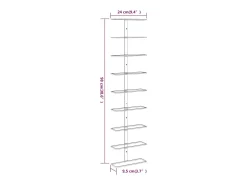 Garrafeira de parede para 9 garrafas 2 pcs ferro dourado PT317155