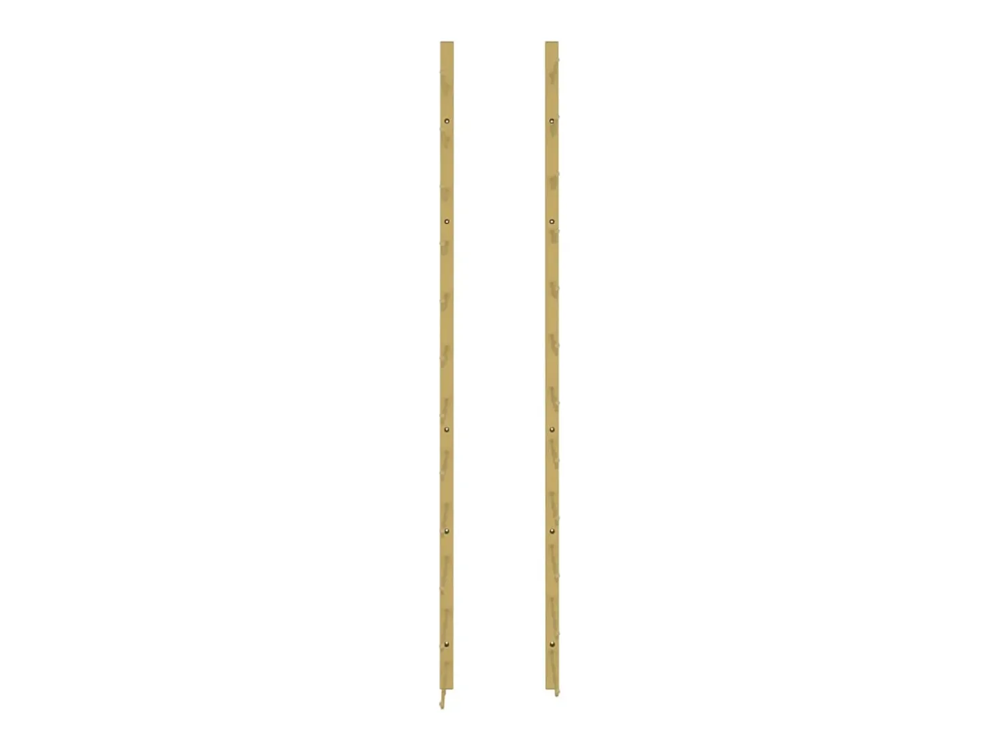 Garrafeira de parede para 36 garrafas ferro dourado PT835230