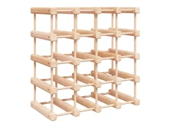 Garrafeira para 20 garrafas 46,5x23x46,5 cm pinho maciço PT272545