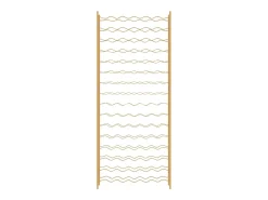 Garrafeira para 96 garrafas metal dourado PT495036