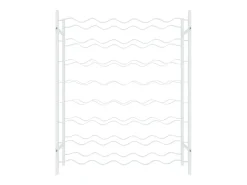 Garrafeira para 48 garrafas metal branco PT862886