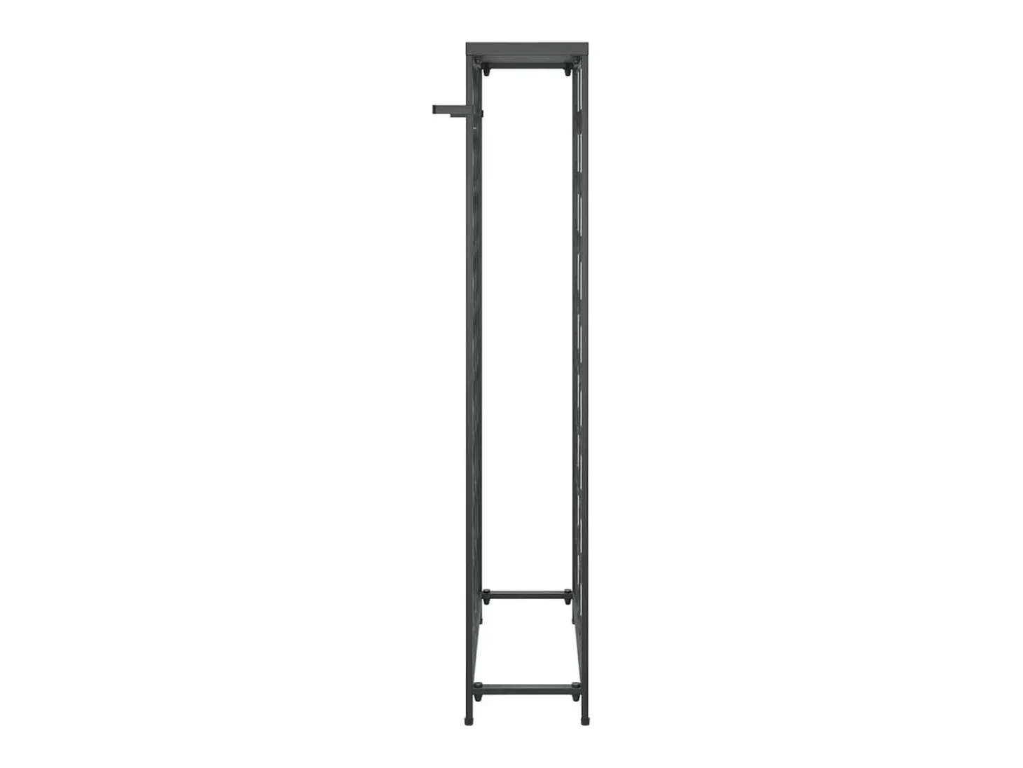 Garrafeira para 45 garrafas 54x18x100 cm ferro forjado preto PT340450