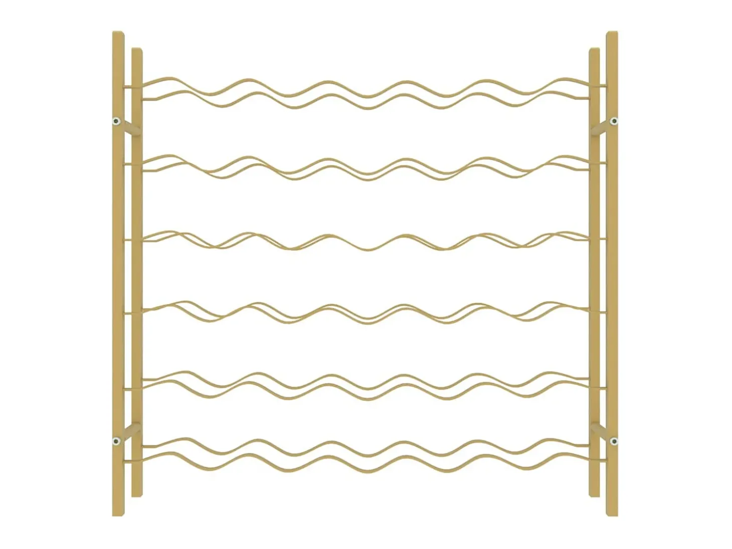 Garrafeira para 36 garrafas metal dourado PT572747
