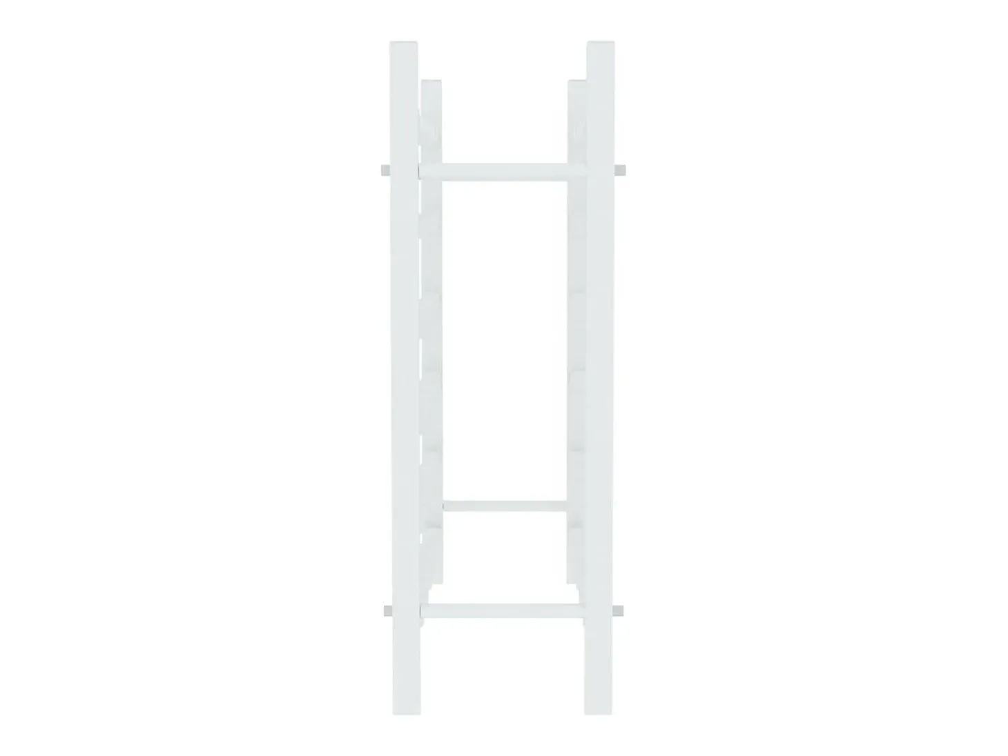 Garrafeira para 36 garrafas metal branco PT861794