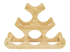 Garrafeira para 6 garrafas 35x18x25,5 cm bambu PT104028