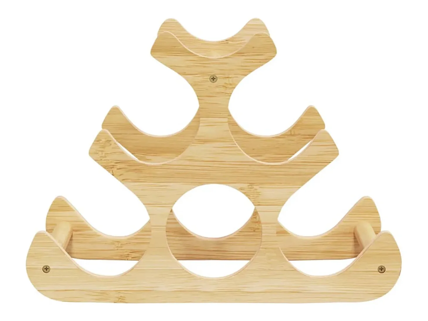 Garrafeira para 6 garrafas 35x18x25,5 cm bambu PT104028