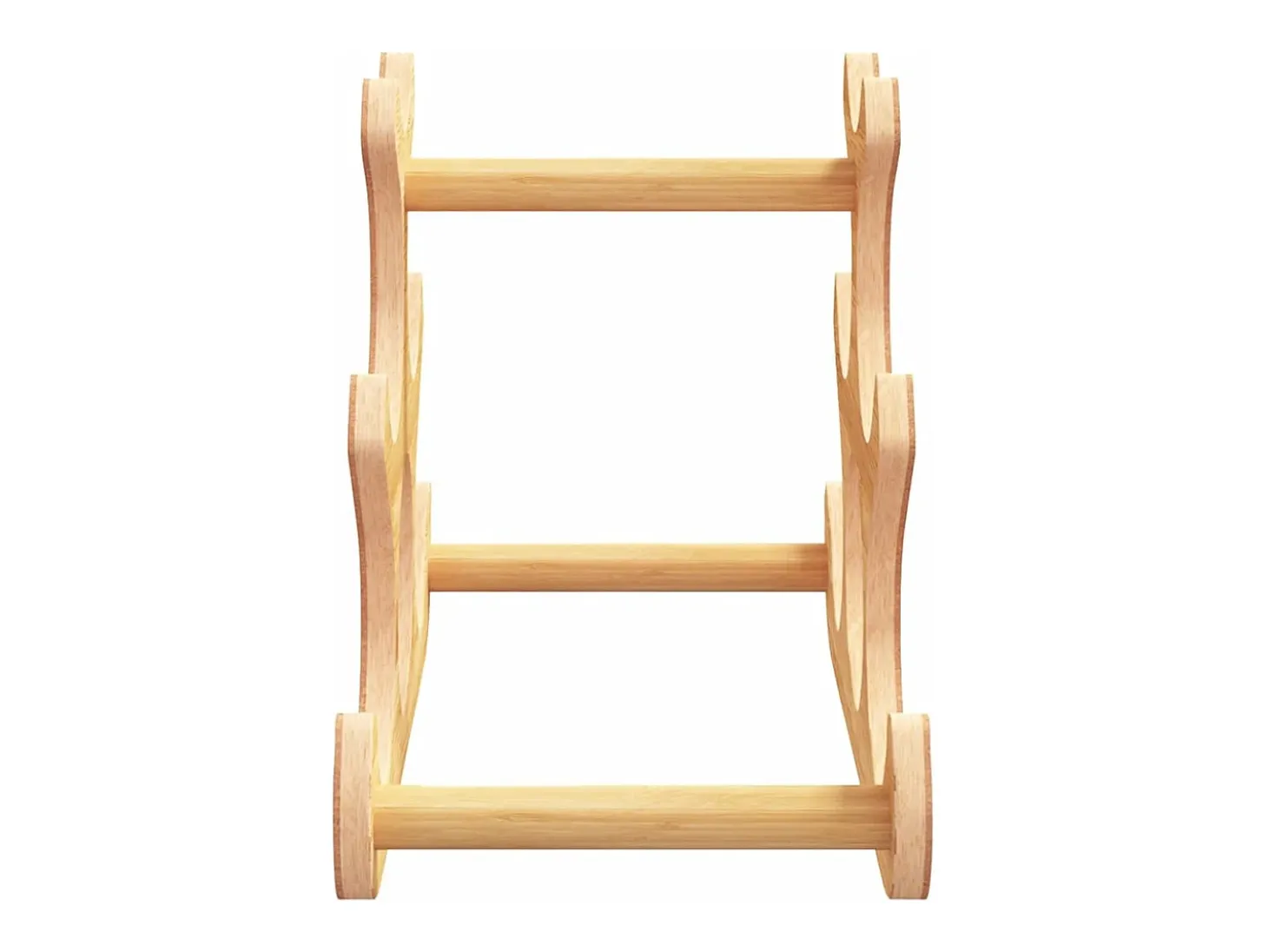 Garrafeira para 6 garrafas 35x18x25,5 cm bambu PT104028