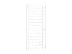 Garrafeira para 96 garrafas metal branco PT851221