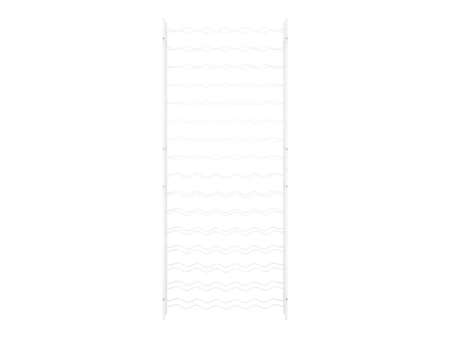 Garrafeira para 96 garrafas metal branco PT851221