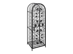 Garrafeira, suporte de metal para 45 garrafas de vinho PT109390