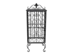 Garrafeira, suporte de metal para 28 garrafas de vinho PT113640