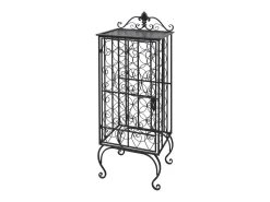 Garrafeira, suporte de metal para 28 garrafas de vinho PT113640