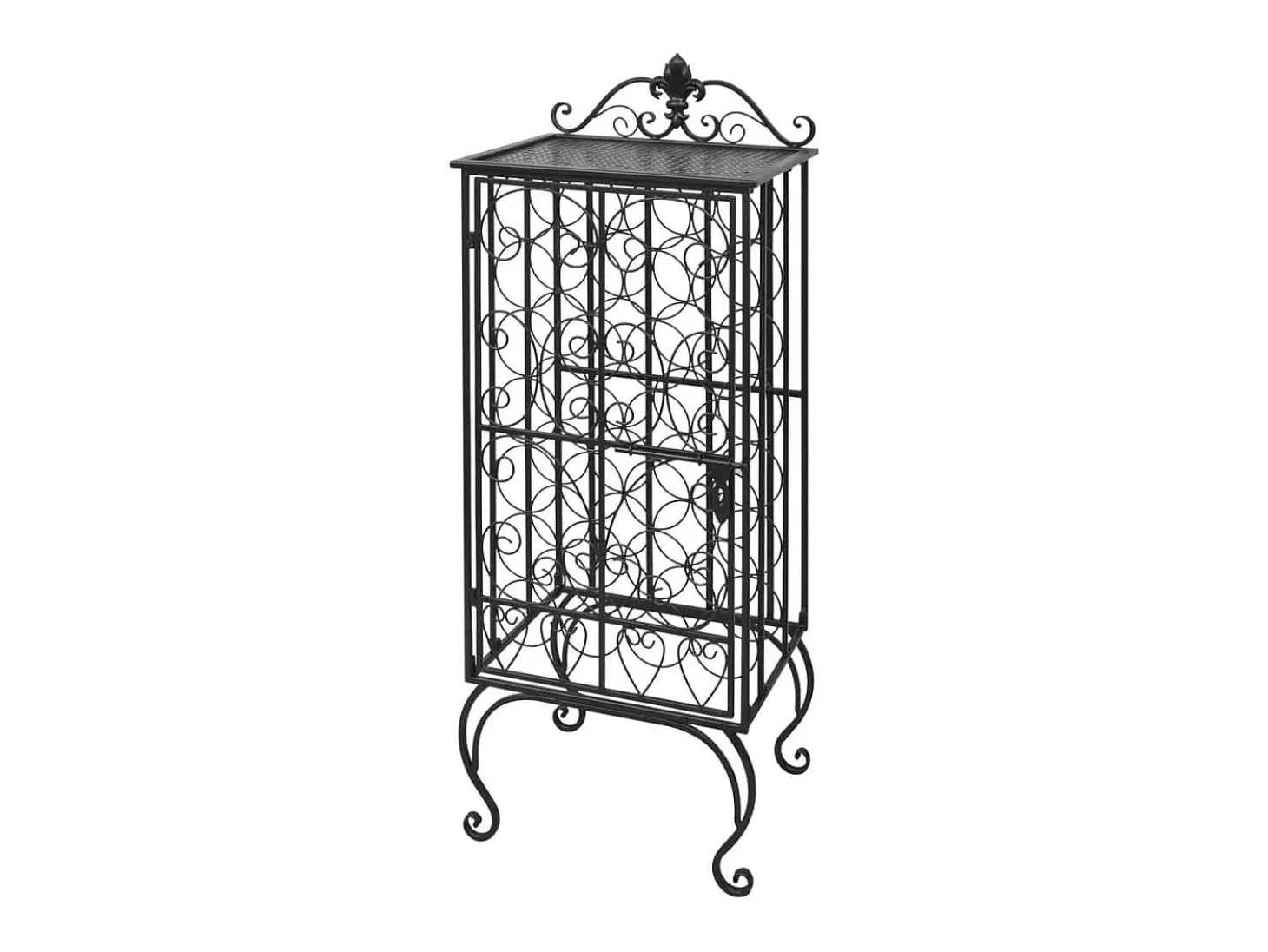 Garrafeira, suporte de metal para 28 garrafas de vinho PT113640