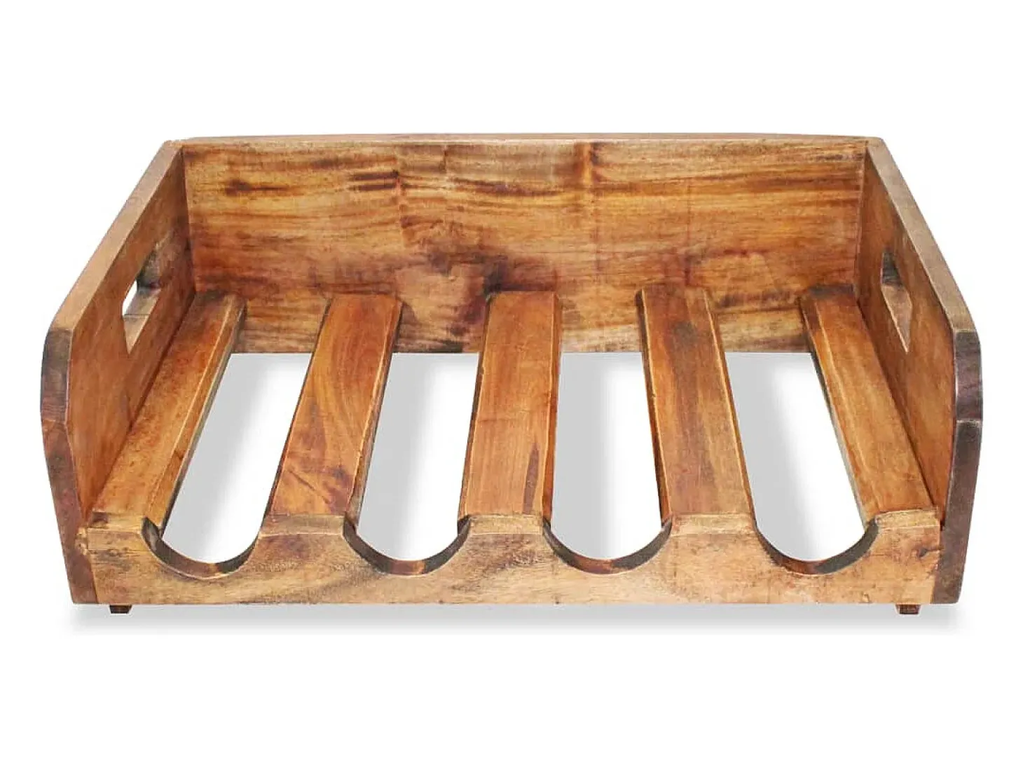 Garrafeiras para 16 garrafas 4 pcs madeira recuperada maciça PT951533