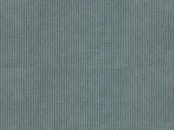Grande sofá de canto direito em veludo canelado azul estilo design POGNI da Maison Céphy