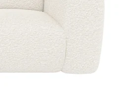 Grande sofá de canto esquerdo com encosto chaise-longue tecido bouclé POGNI Maison Céphy
