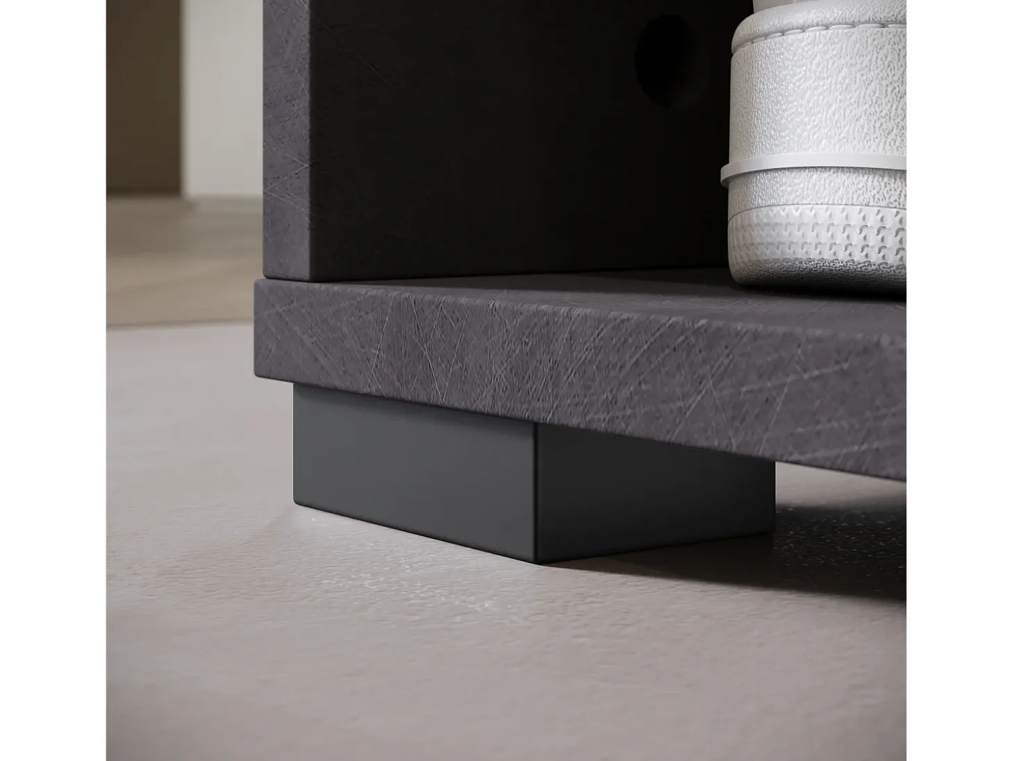 Guarda roupa moderna 90 cm roupeiro de entrada com espelho prateleiras e varão mate matera branco