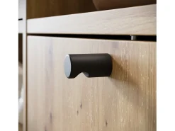 Guarda roupa moderna 90 cm roupeiro de entrada com espelho prateleiras e varão mate artisan