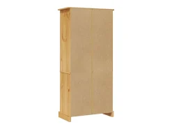 Guarda-louças Corona Range em pinho mexicano 80x40x170 cm