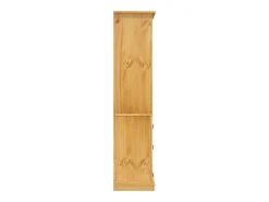 Guarda-louças Corona Range em pinho mexicano 80x40x170 cm