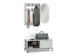 Guarda-roupa branco 100x40x45 eliza