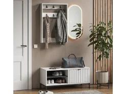 Guarda-roupa branco 100x40x45 eliza